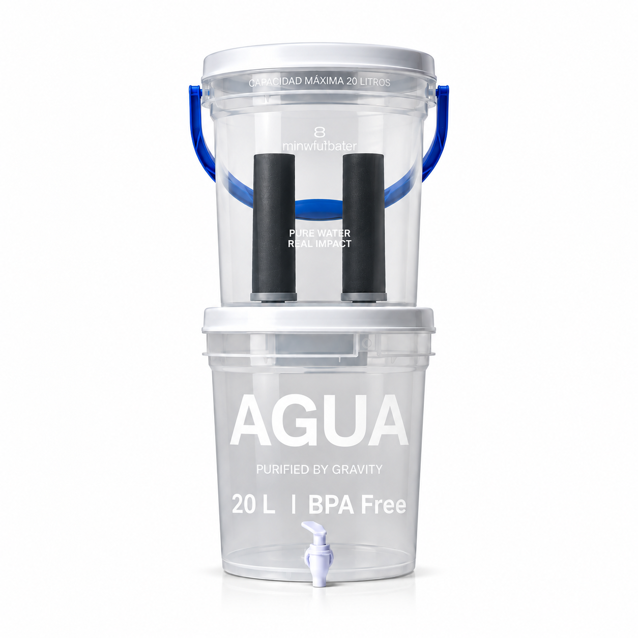 Dispensador Jumbo 20L con 2 Filtros