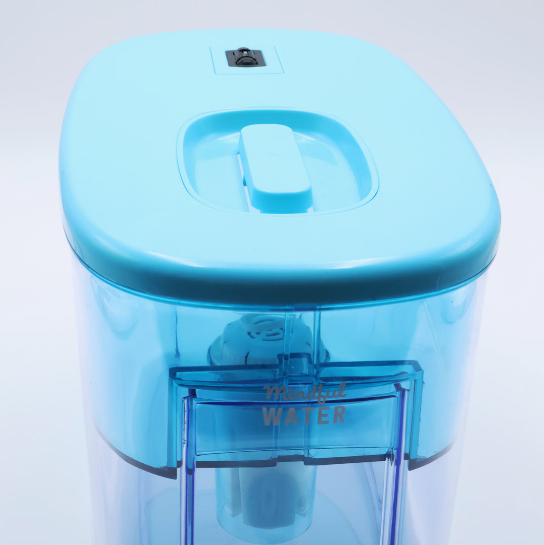 Water Dispenser/Container with Purifier Filter for Alkaline Water, 9L, for Refrigerator or Kitchen