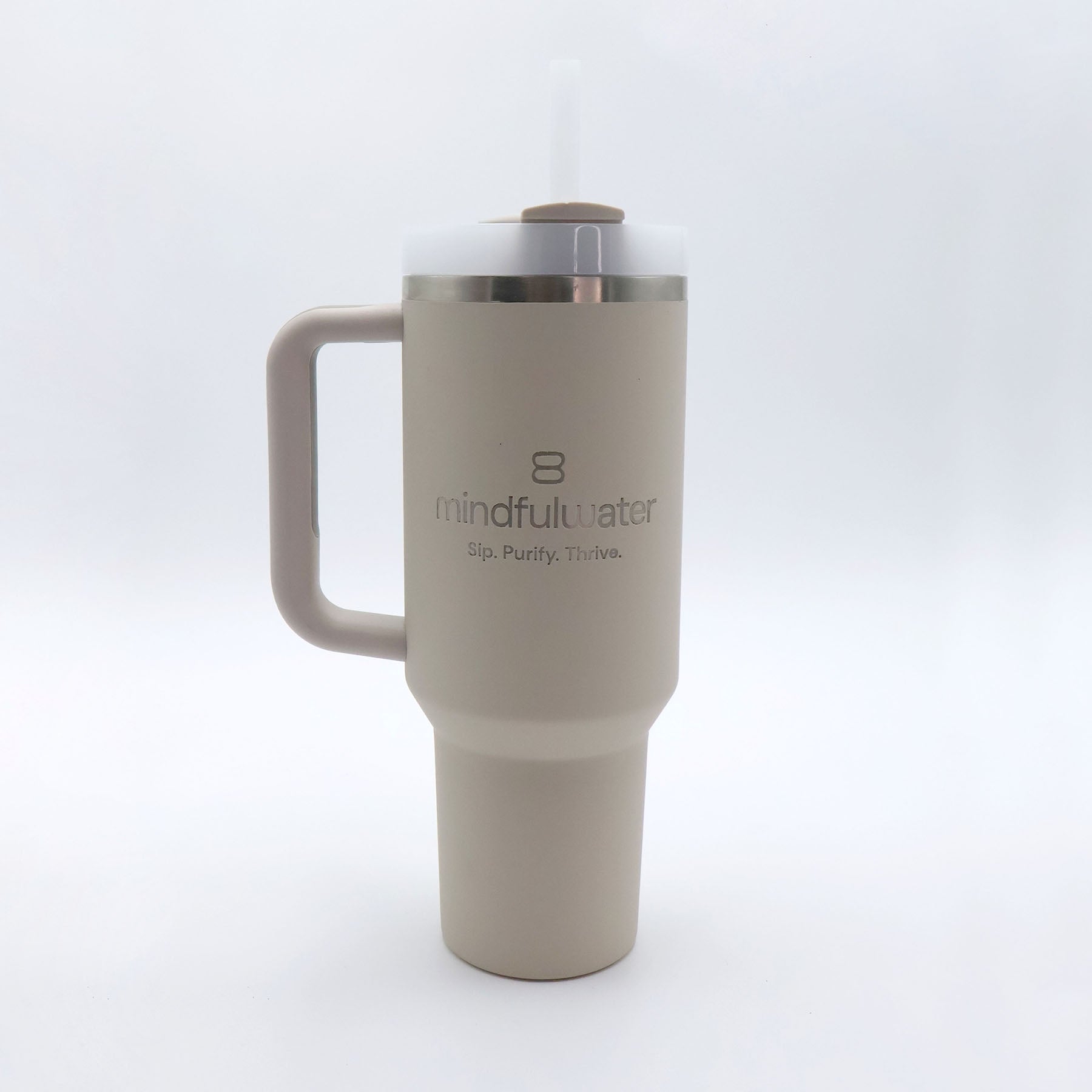Thermo Stanley x Mindful Water Grey con filtro incorporado: edición limitada